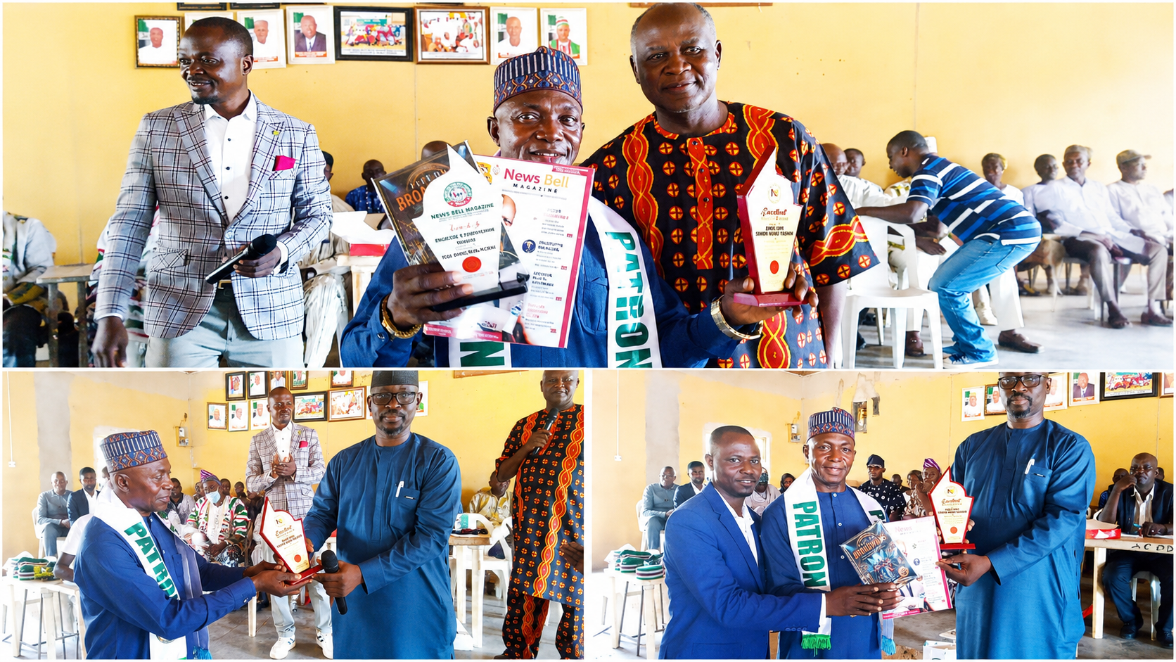 News Bell Magazine Honours Engr Simon Nuhu Yashim for Outstanding Service.